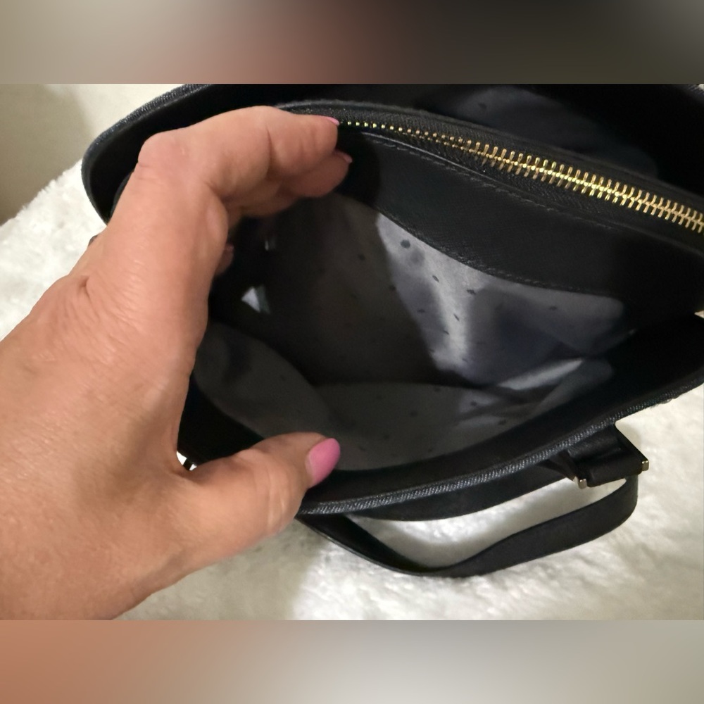 Kate Spade NWOT Embellished Cameron Street Lottie Denim Blue Pearls Orig $348 - Picture 10 of 14